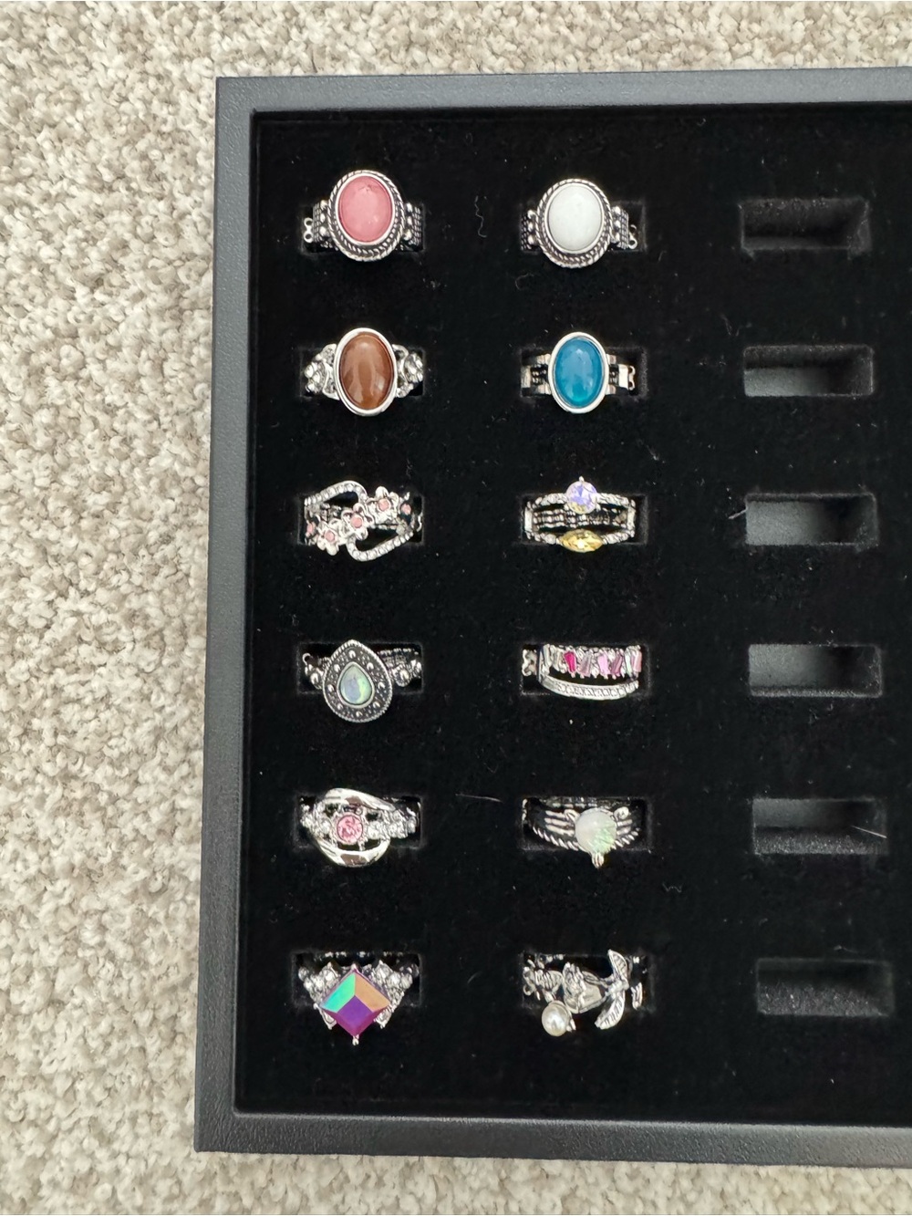 paparazzi Multi-Color Assorted Thin Back Rings